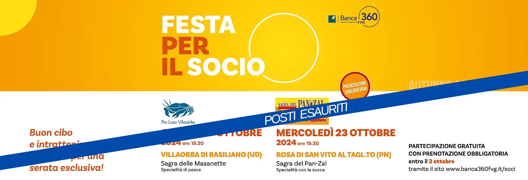 Feste Soci Posti Esauriti