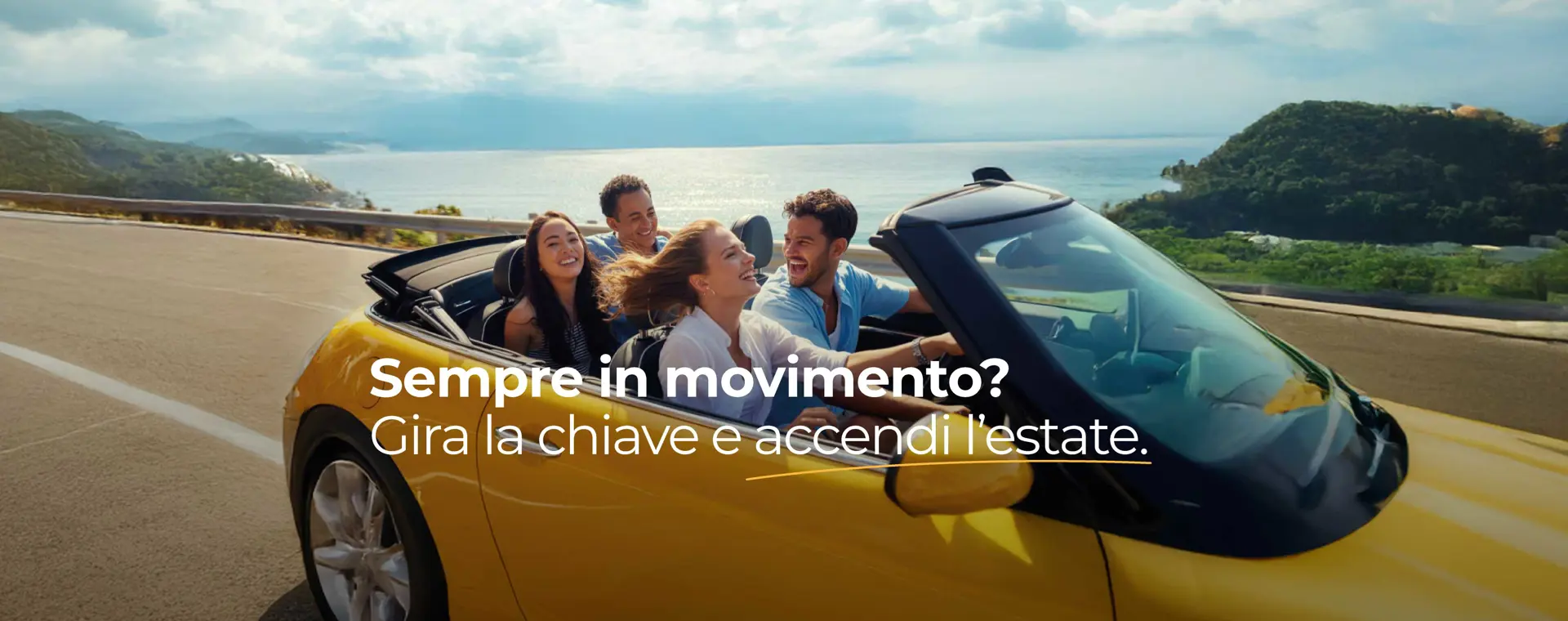Accendi l'estate con la nuova campagna di Claris Rent 
