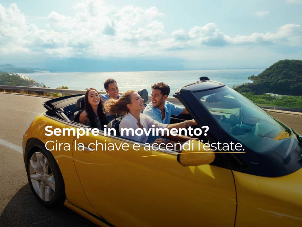 Accendi l'estate con la nuova campagna di Claris Rent 