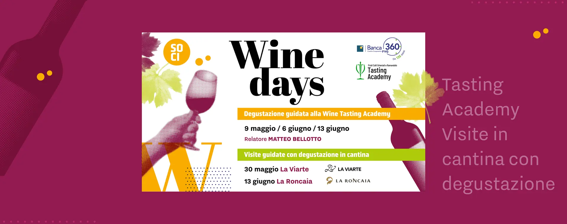 Il Friuli nel calice: degustazioni per i Soci 